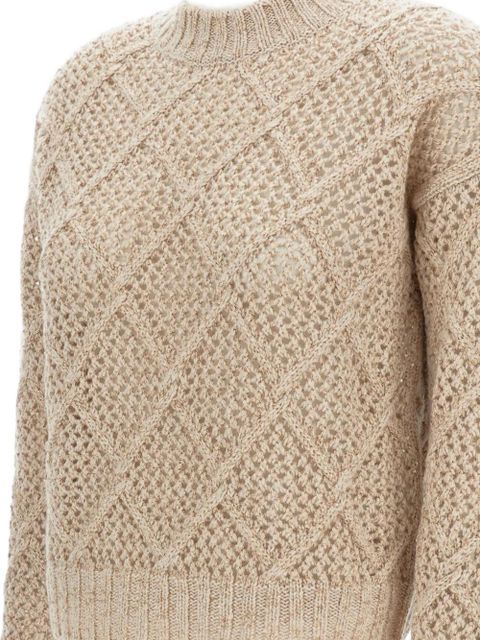 Max Mara open-work sweater - Neutrals