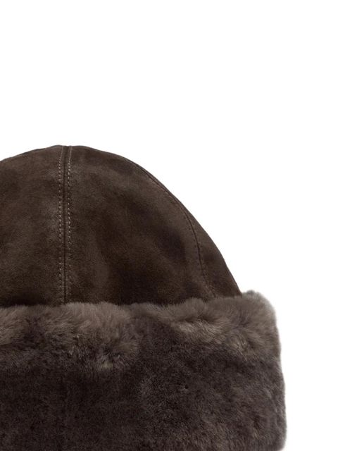 Nour Hammour Toki shearling hat - Brown - zdjęcie produktu nr 2