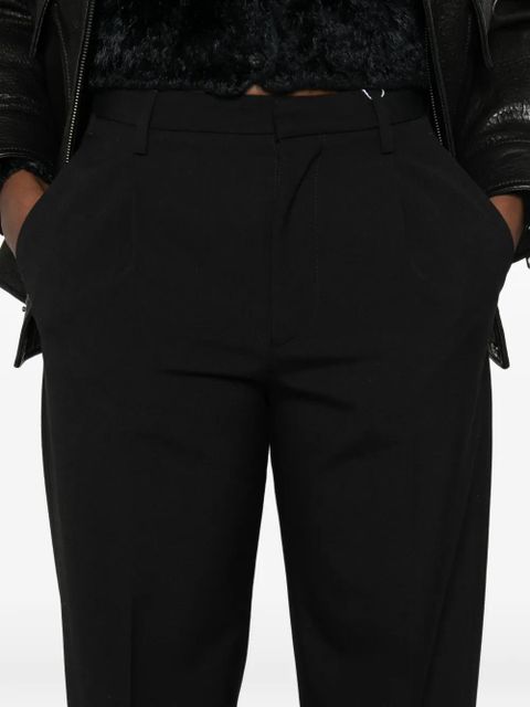 MM6 Maison Margiela pleat-detail trousers - Black