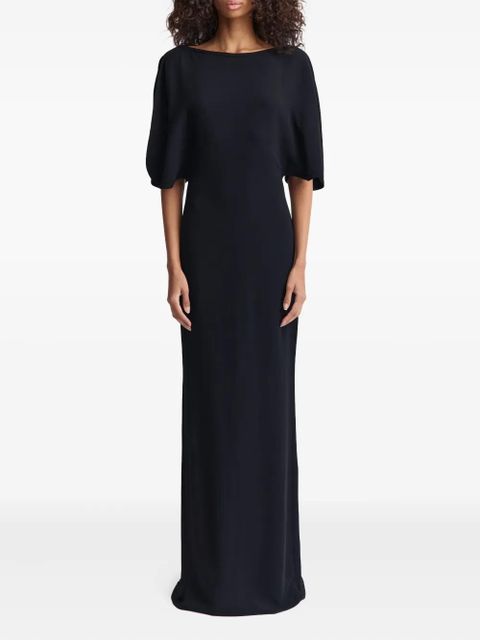 16Arlington Dona cape-sleeve maxi dress - Black