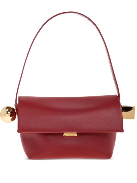 Jacquemus small Le Rond Carré shoulder bag - Red - zdjęcie produktu nr 1