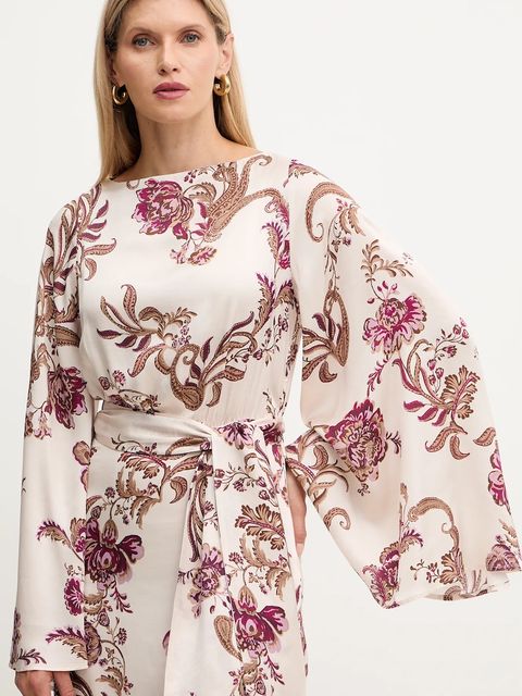 Marciano by Guess sukienka LOREDANA kolor beżowy mini prosta 5YGK40 7298A