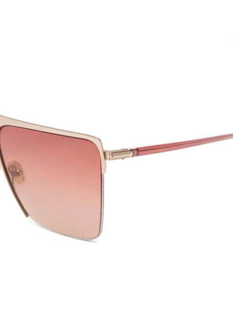 TOM FORD Eyewear square-frame sunglasses - Gold