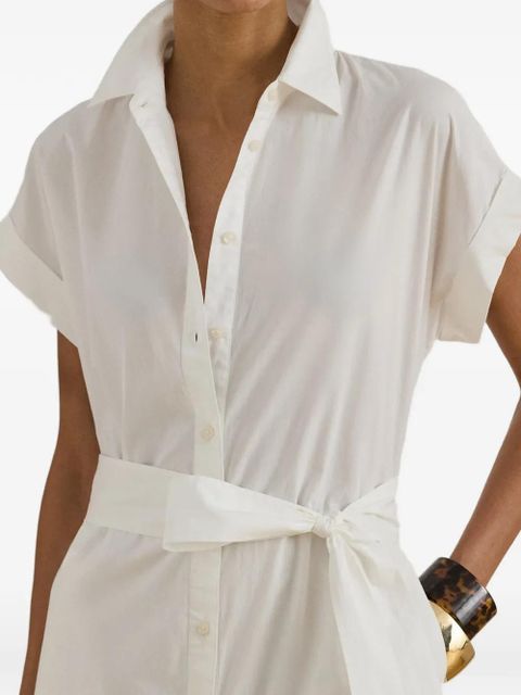 Lauren Ralph Lauren broderie-anglaise tiered dress - White