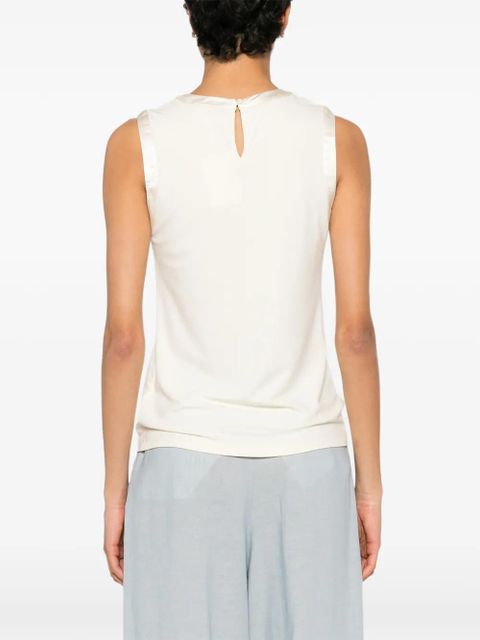 Eleh sleeveless crew-neck top - Neutrals