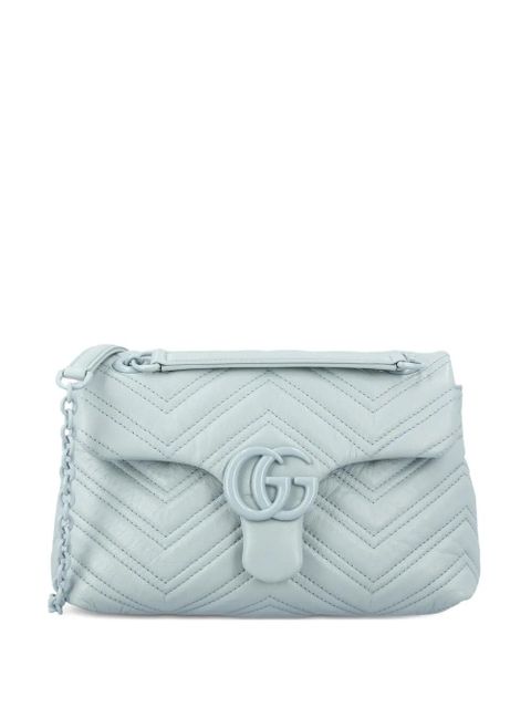 Gucci small GG Marmont shoulder bag - Blue - zdjęcie produktu nr 1