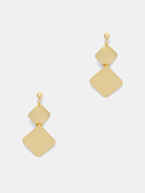 Answear.LAB kolczyki ze srebra 925 pozłacanego 18k złotem - zdjęcie produktu nr 1