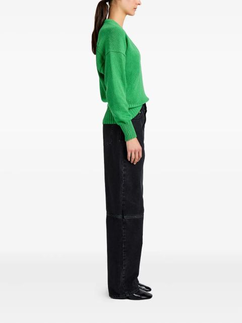 Proenza Schouler Niccola scoop-neck sweater - Green