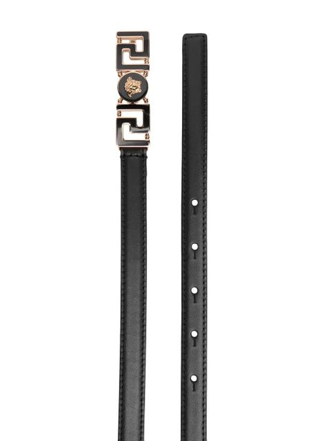 Versace Greca Goddess leather belt - Black - zdjęcie produktu nr 2