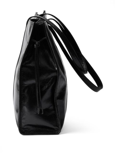 Prada leather tote bag - Black