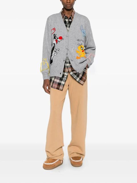 MC2 Saint Barth V-neck cardigan - Grey