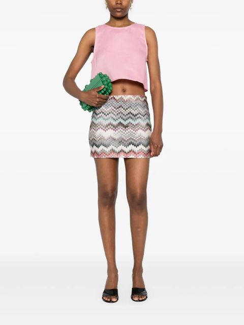 Missoni zigzag-patterned skirt - Neutrals - zdjęcie produktu nr 2