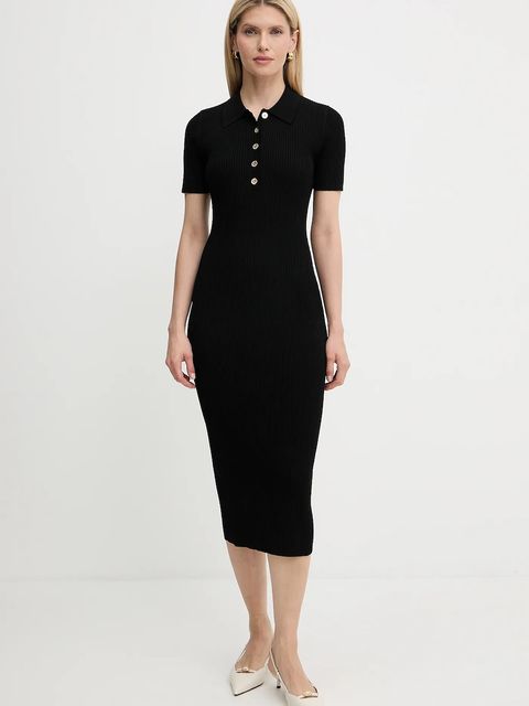 MICHAEL Michael Kors sukienka kolor czarny maxi dopasowana MT5832333D - zdjęcie produktu nr 1