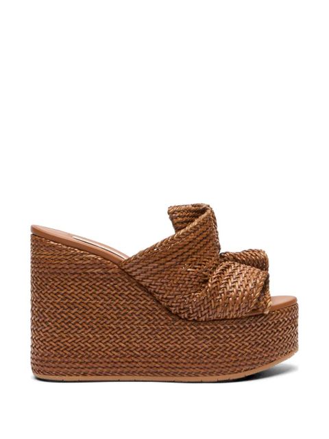 Casadei Aruba wedge sandals - Brown - zdjęcie produktu nr 1