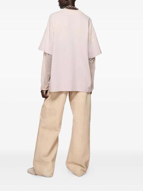 Acne Studios teddy-bear-print T-shirt - Pink