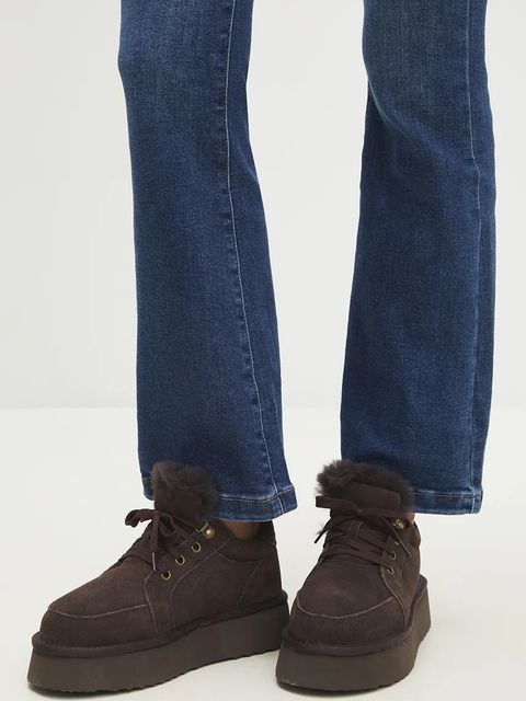 Answear.LAB śniegowce zamszowe kolor brązowy - zdjęcie produktu nr 1