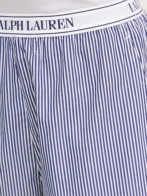 Polo Ralph Lauren spodnie piżamowe bawełniane damska kolor niebieski 4P0137