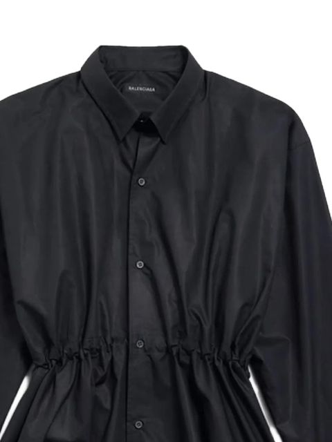 Balenciaga cotton shirt mini dress - Black - zdjęcie produktu nr 2