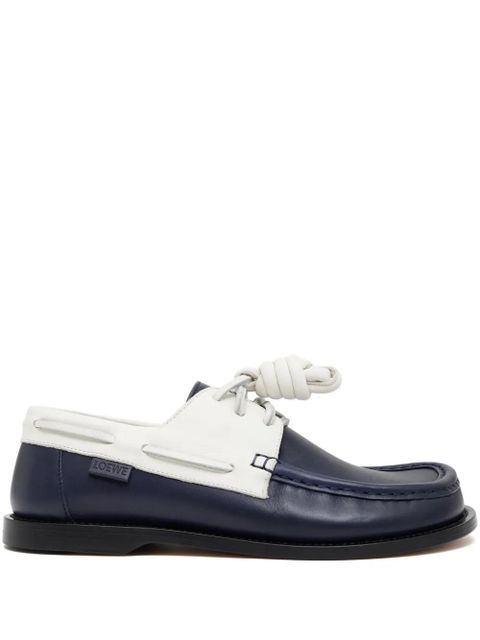 LOEWE Campo boat shoes - Blue - zdjęcie produktu nr 1