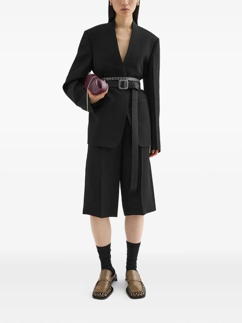 Jil Sander no-lapel blazer - Black