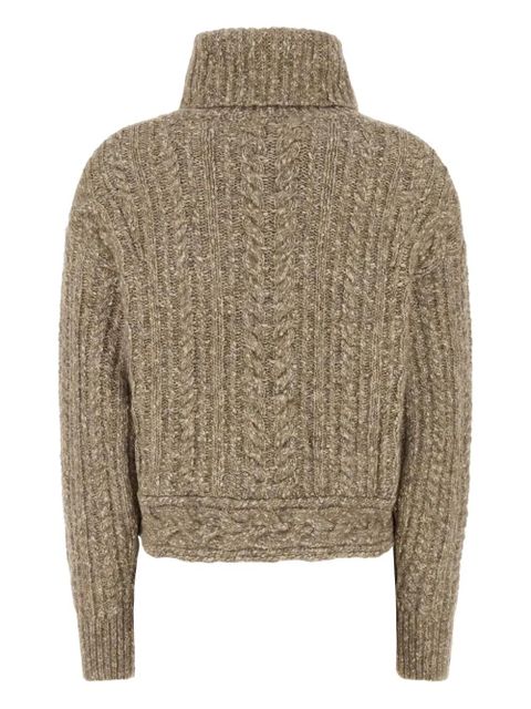 MARANT ÉTOILE cable-knit jumper - Brown - zdjęcie produktu nr 2