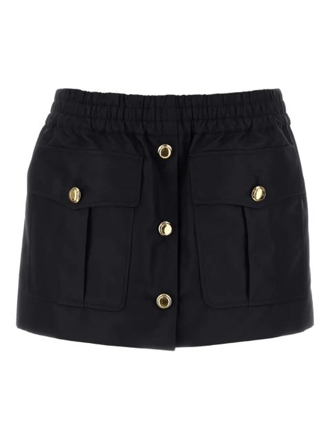 Miu Miu pockets-detail mini skirt - Blue - zdjęcie produktu nr 1