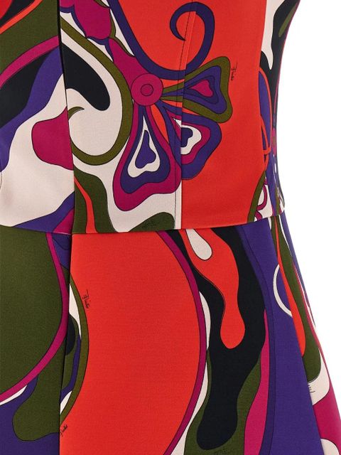 PUCCI printed mini dress - Purple