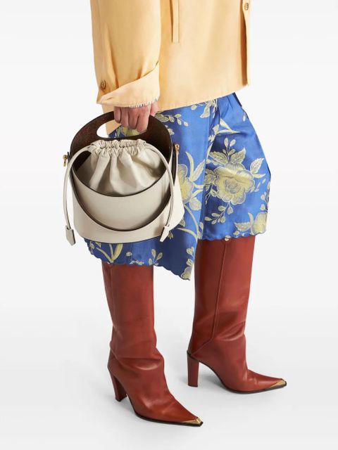 ETRO medium Saturno bucket bag - White - zdjęcie produktu nr 2