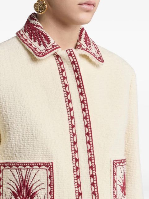 ETRO bouclé-effect tweed jacket - White - zdjęcie produktu nr 2