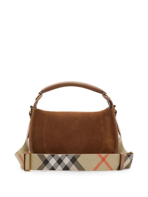 Burberry small B-clip cross body bag - Brown