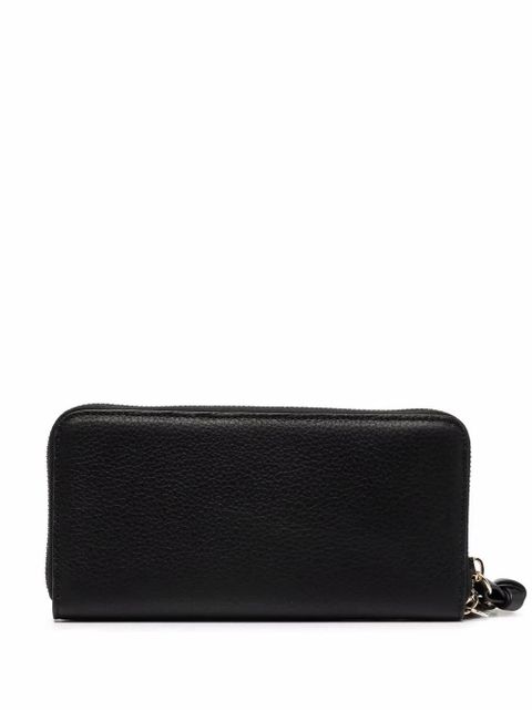 Chloé Alphabet zip-around leather wallet - Black - zdjęcie produktu nr 2
