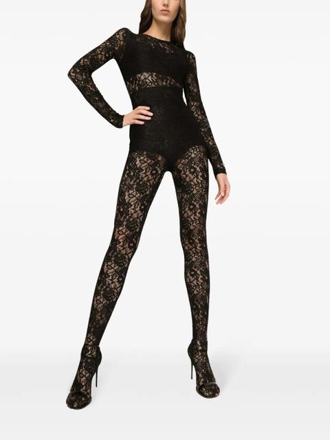 Dolce & Gabbana lace jumpsuit - Black - zdjęcie produktu nr 2