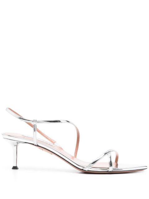 Aquazzura 50mm Tease sandals - Silver - zdjęcie produktu nr 1