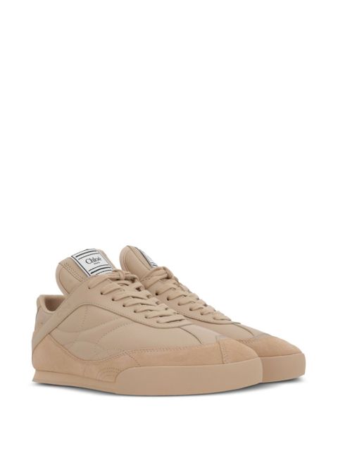 Chloé leather sneakers - Neutrals - zdjęcie produktu nr 2