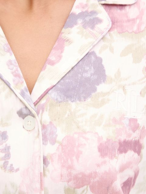 Lauren Ralph Lauren piżama damska kolor różowy ILN92449