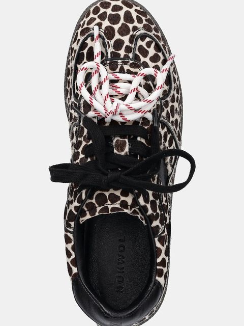 Nokwol sneakersy skórzane August damskie kolor brązowy August