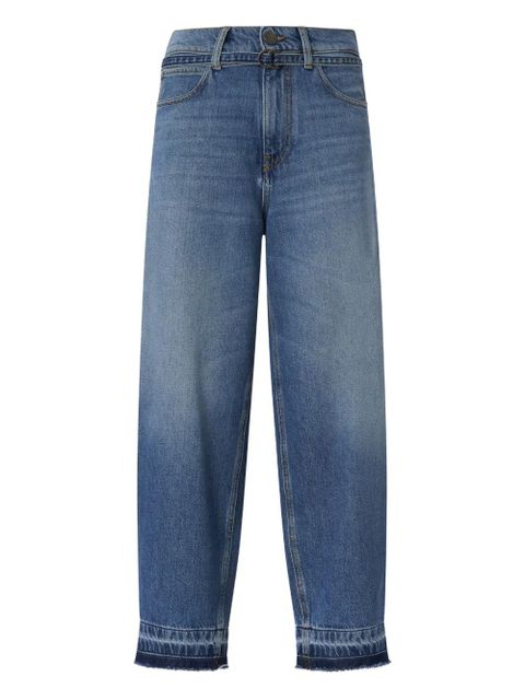 PINKO frayed straight-leg jeans - Blue - zdjęcie produktu nr 1