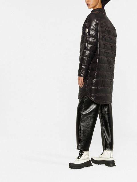 Moncler reversible down-filled shirt jacket - Black