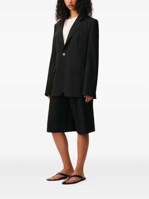 AMI Paris single breasted boxy jacket - Black