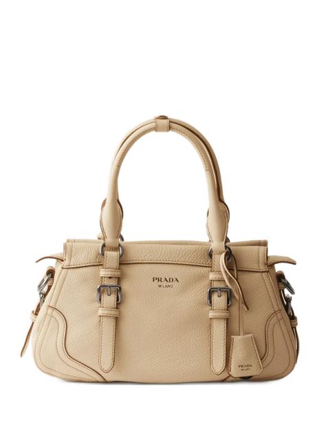 Prada large leather tote bag - Neutrals - zdjęcie produktu nr 1