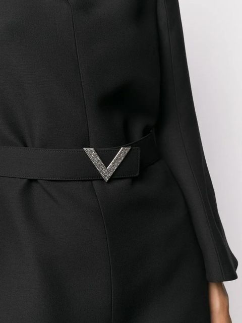 Valentino Garavani V belt dress - Black