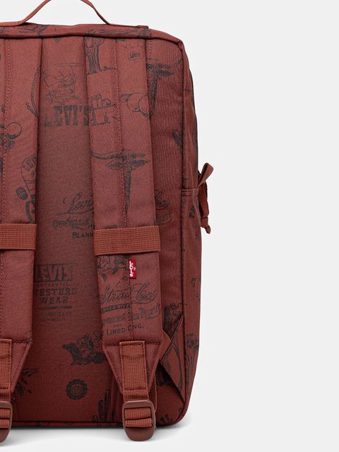 Levi's plecak kolor brązowy duży z aplikacją D5463 - zdjęcie produktu nr 2