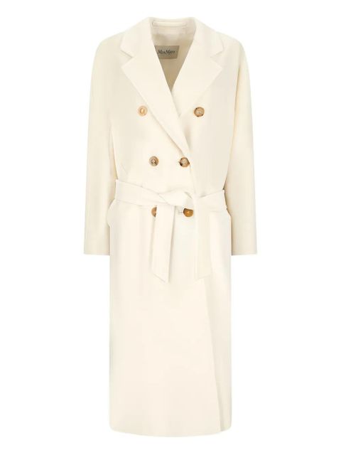 Max Mara MADAME belted double-breasted coat - White - zdjęcie produktu nr 1