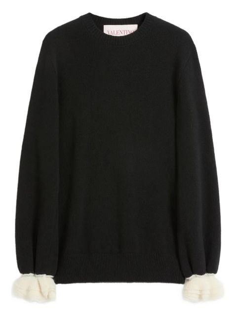 Valentino Garavani wool-mohair sweater - Black