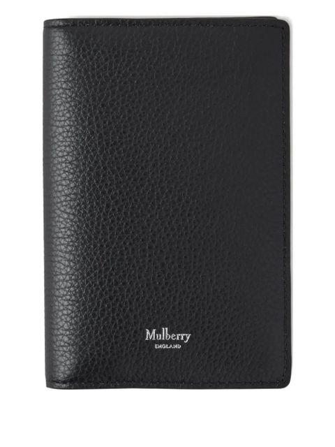 Mulberry Classic leather passport cover - Black