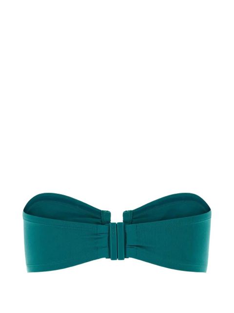 ERES gathered bandeau bikini top - Green - zdjęcie produktu nr 2