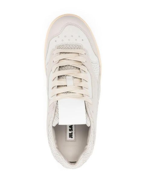Jil Sander panelled low-top sneakers - Grey