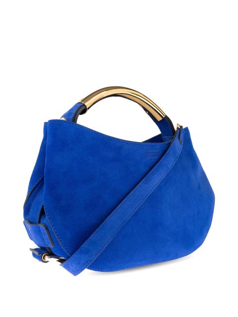 Moschino small Handle Me tote bag - Blue