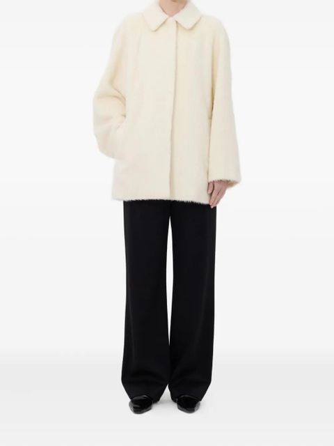 LouLou de Saison Jakob spread-collar alpaca coat - White - zdjęcie produktu nr 2