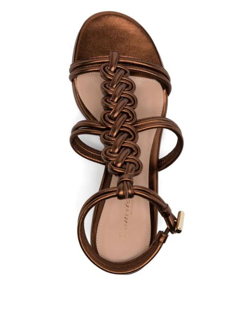 Gianvito Rossi 45mm Capua sandals - Brown